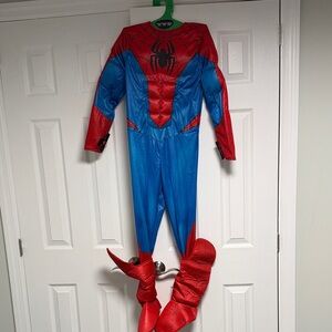 Kids Red and Blue Superhero Costume